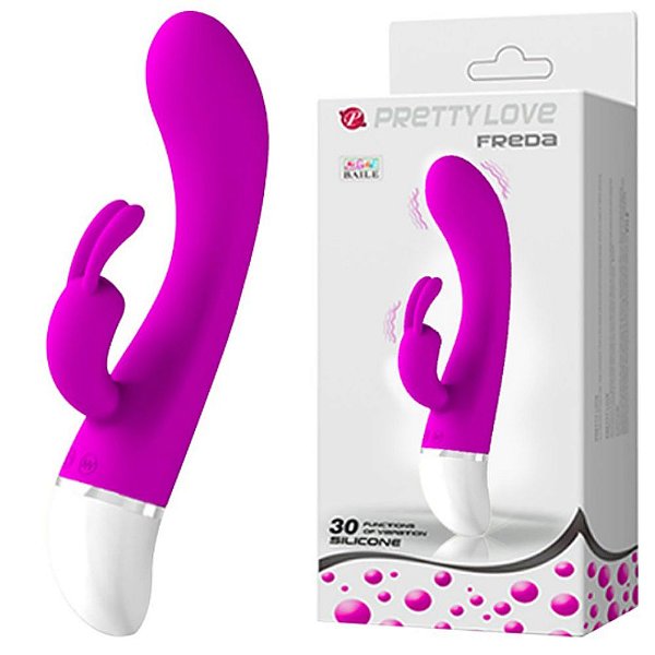 VIBRADOR FREDA PRETTY LOVE ROSA