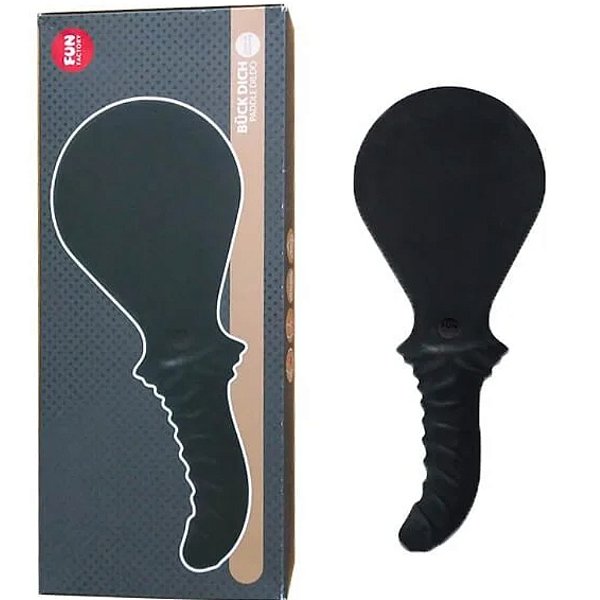 VIBRADOR BUCK DICHPADDLE DILDO 14CM FUN FACTORY PRETO