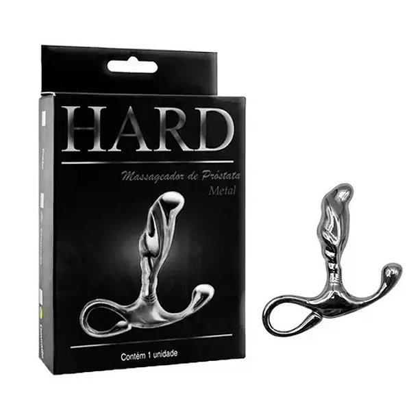 MASSAGEADOR DE PROSTATA METAL HARD (HA125) GRAFITE