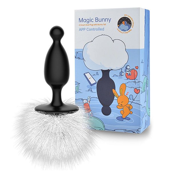 PLUG ANAL MAGIC BUNNY COM VIBRO E APP