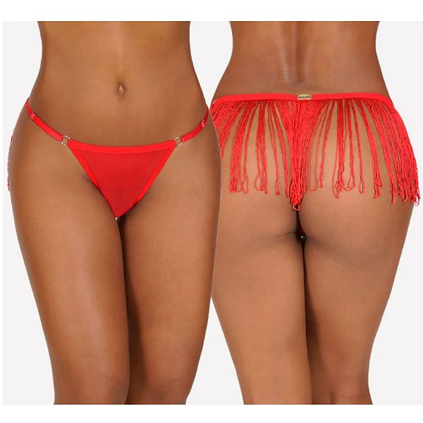 CALCINHA SENSUALLE VOU SAIR AGORA VERMELHO