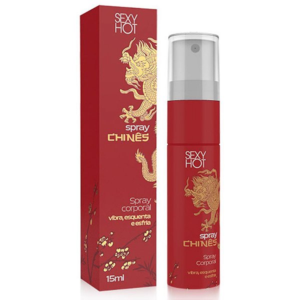 SPRAY CHINÊS COMESTIVEL - VIBRA ESQUENTA E ESFRIA SEXY HOT