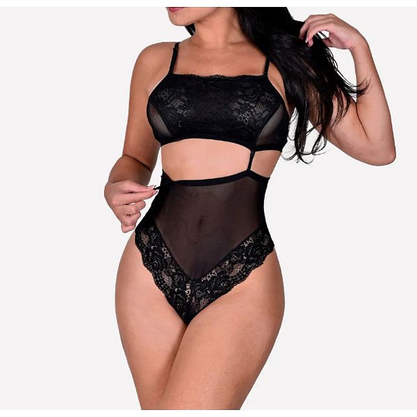 BODY SENSUALLE ALUCINANTE PRETO