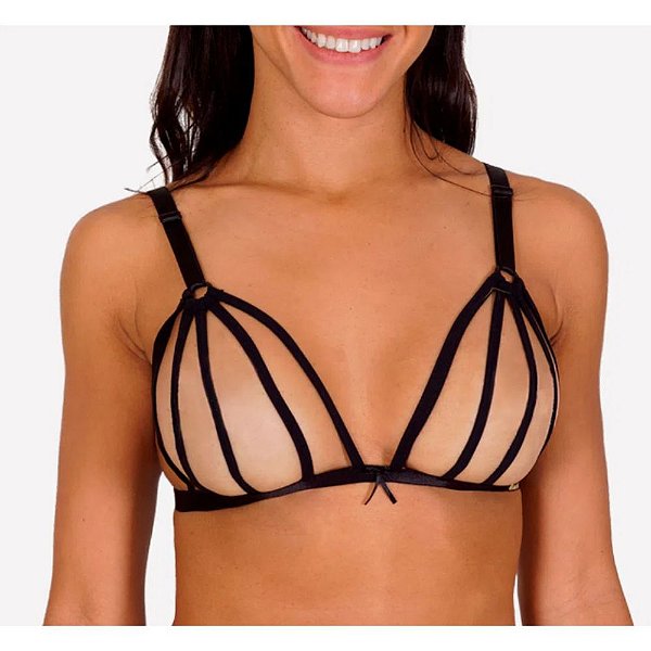 LINGERIE SENSUALE SOUTIEN DELIRIO PRETO