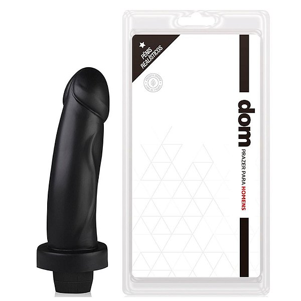 PROTESE R2 DOM 17X4 SEM VIBRO BLISTER DOM023B PRETO