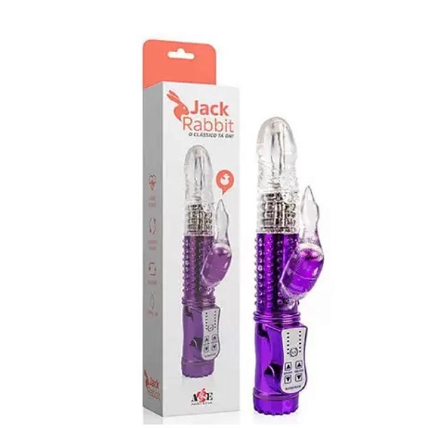 VIBRADOR JACK RABBIT ROTATIVO S/CLITORIANO RECARREGAVEL DOUR