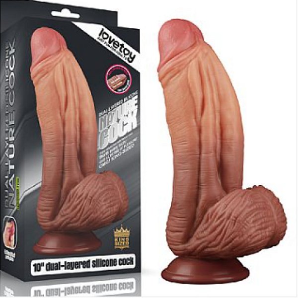 PROTESE DAUL-LAYERED NATURE COCK 10 KING SIZE
