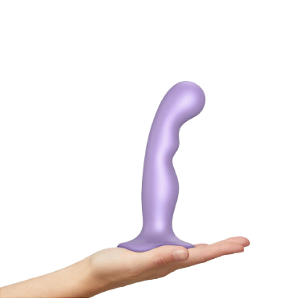 Dildo Plug P&G Strap On Me - Ponto G e Próstata - Lilas Metalic - M