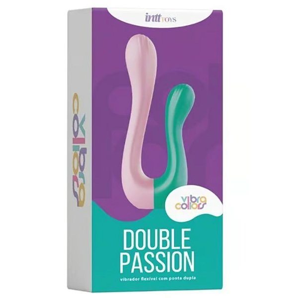 Vibrador Duplo Flexível Linha Vibra Collors - DOUBLE PASSION - IM0415