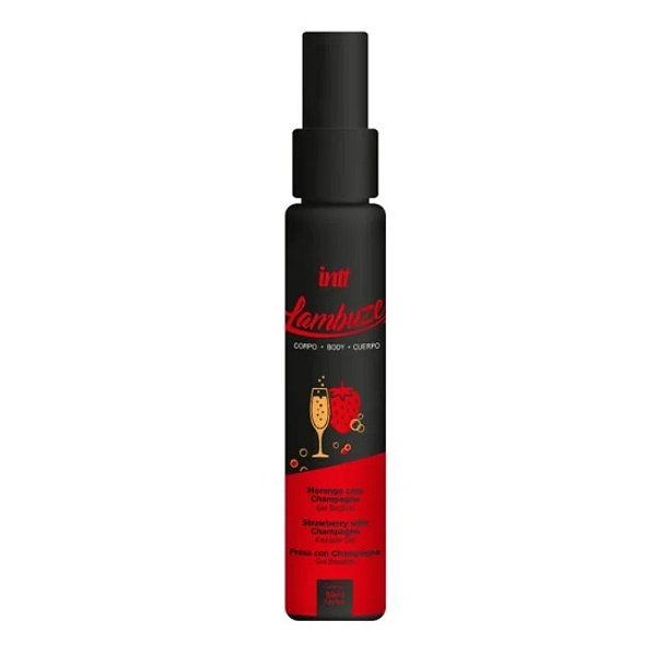 LAMBUZE Gel Beijável Térmico Morango com Champagne - 55ml - INTT