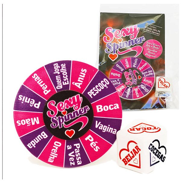 BRINCADEIRA ROLETA SEXY SPINNER COM DADO