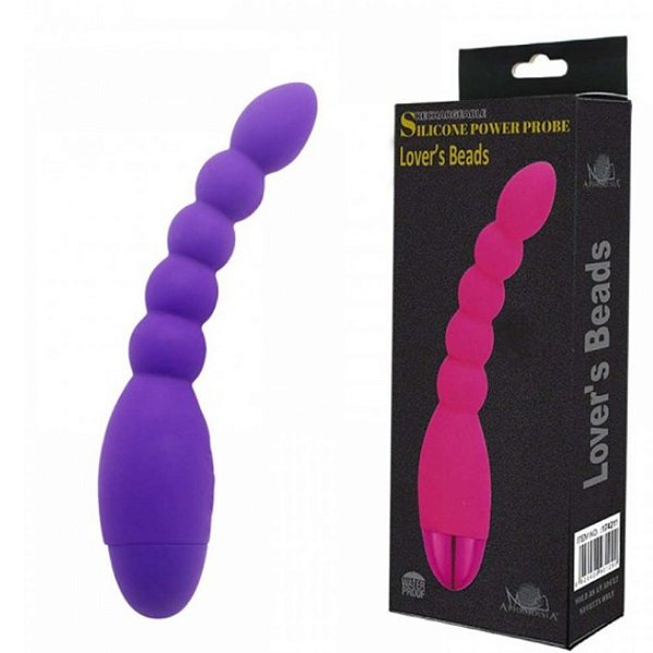 POMPOARISMO BEADED ANAL VIBRATOR ROXO U -