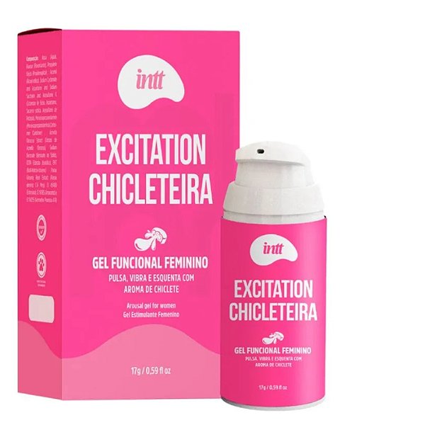 Excitation Chicleteira Excitante Feminino Linha Collors Intt - 17g