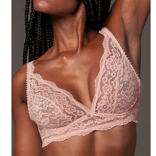 SUTIÃ SEM BOJO EM RENDA SWEET 503304 LIEBE NUDE ((E-5622)) (T)