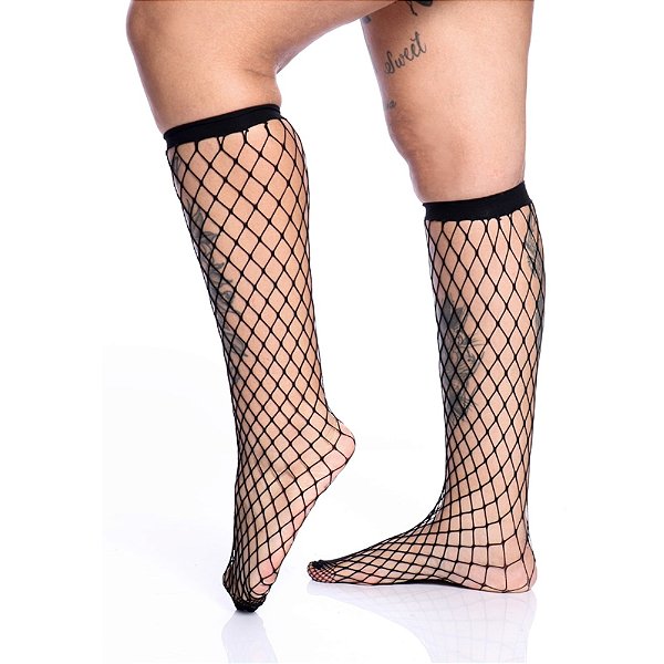 MEIA ARRASTAO 3.4 LYCRA PRETO U