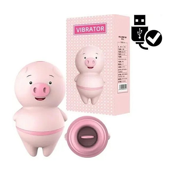 Estimulador Clitoriano Pig Simula Sexo Oral Lambe Lambe - Recarregável - LB6018 / ES013