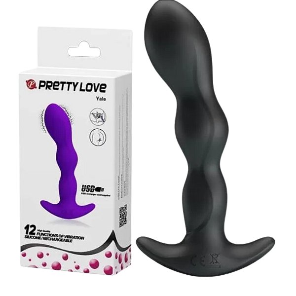 PLUG ANAL MASSAGEADOR RECARREGAVEL- YALE - PRETTY LOVE