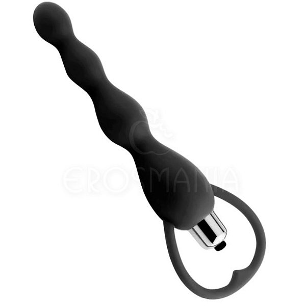 VIBRADOR DOCOO VIBRATING SILICONE ANAL BEADS PLUG ANAL