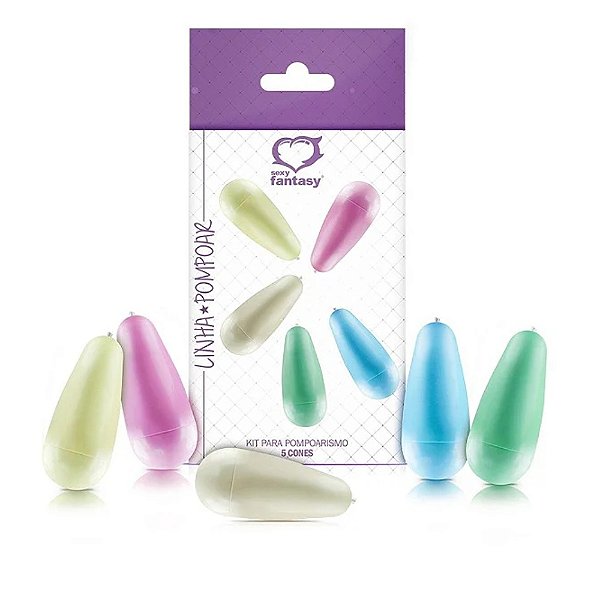 POMPOARISMO KIT C/5 CONES DE SILICONE