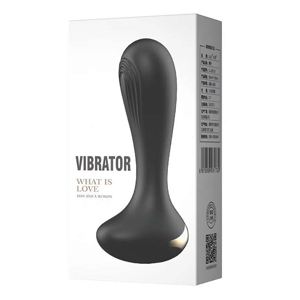 Plug Anal em Silicone Com 10 Modos de Vibração e Recarregável - EP001 - VIP