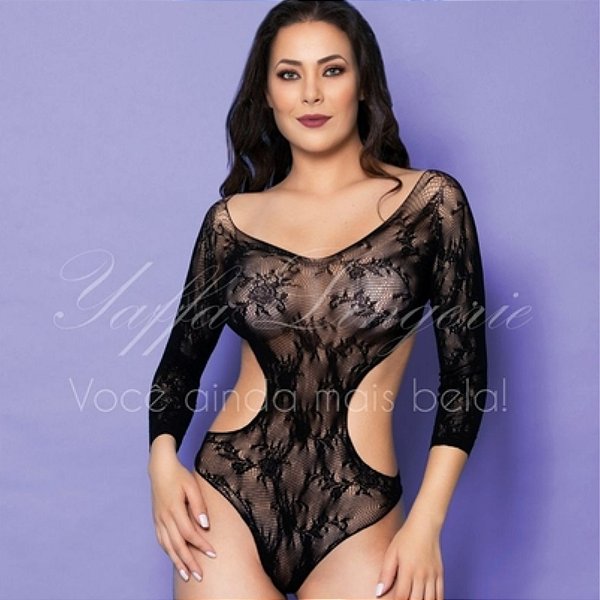 LINGERIE YAFFA Y2543 PRETO U -
