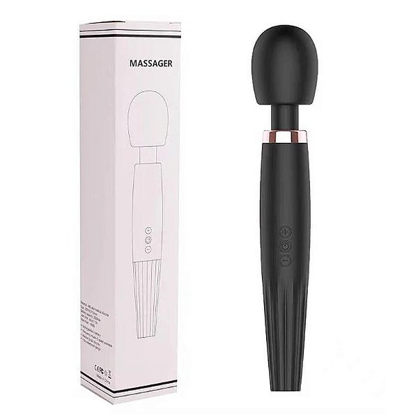 Varinha Mágica Massageadora Flexível Vibrador SUPER POTENTE Recarregável - USB - YSSN067