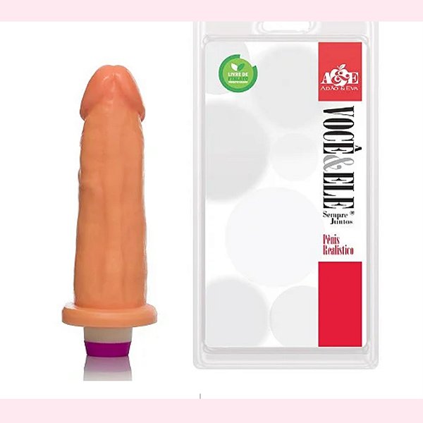 PROTESE 8L C/VIBRO 17X5CM ADAO41N BEGE U -