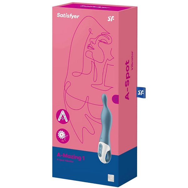 Vibrador Ponto G A-MAZING 1 com Formato Curvilíneo - Satisfyer SF2058