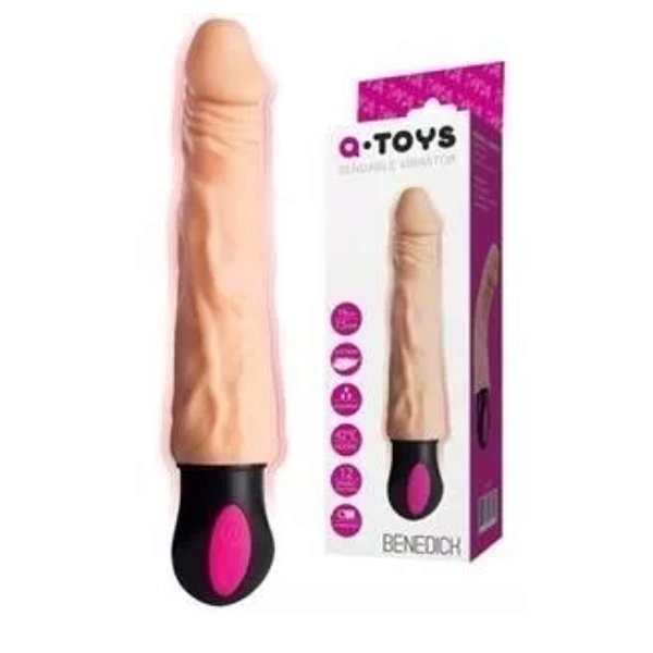 PROTESE CYBER Q TOYS BENEDICK BENDABLE VIBRATION BEGE U