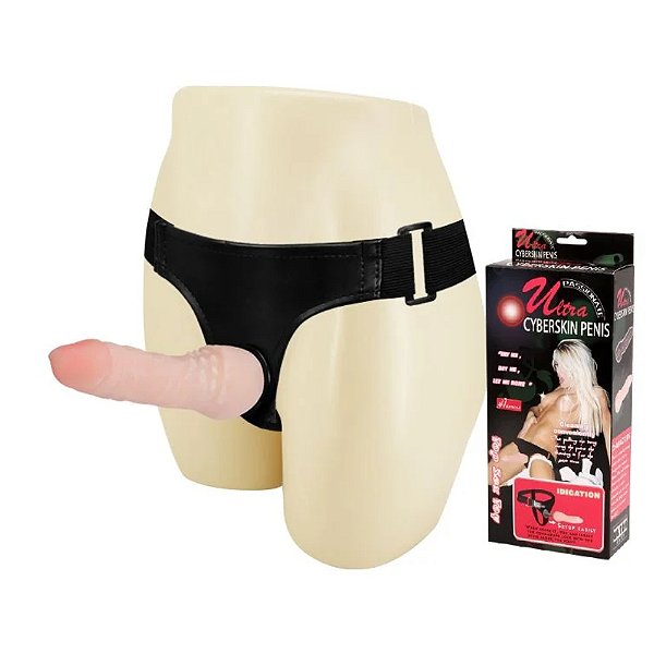 CINTA PENIANA ULTRA PASSIONATE CYBERSKIN PENIS BAILE 16.9X3.7