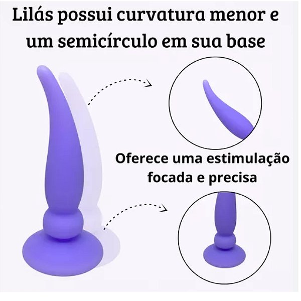 PLUG ANAL SILICONE LILAS 4.5 GIVE IT ALL LILAS