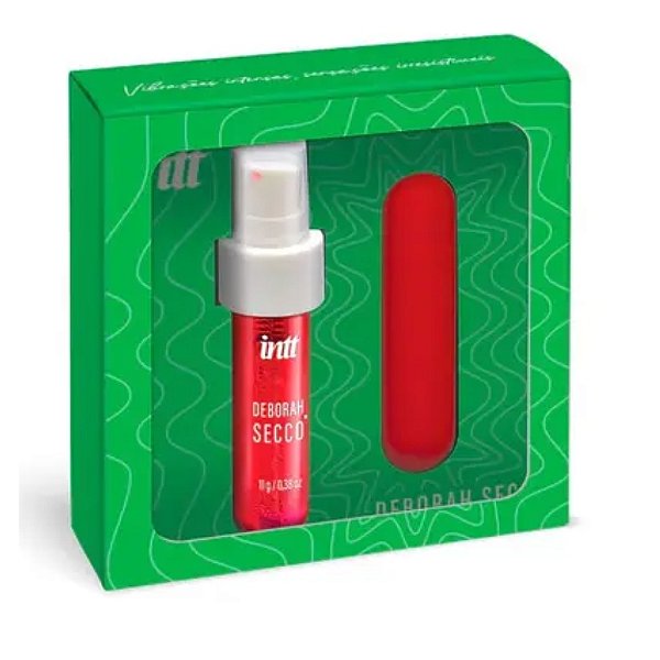 Kit Calda Picante Frutas Vermelhas e Vibrador Bullet - Deborah Secco by Intt