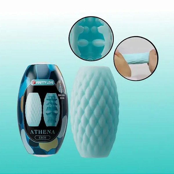 Egg Masturbador Vazado Com Silicone Ultra Macio - Athena - Pretty Love - 9052