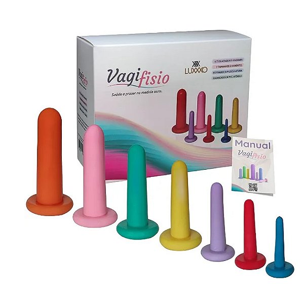 VAGIFISIO - Kit Dilatadores Vaginais 7 Cones Para Vaginismo