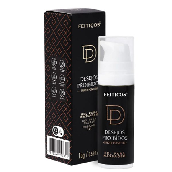 Gel Dessensibilizante Anal - Desejos Proibidos - 15g - Feitiços