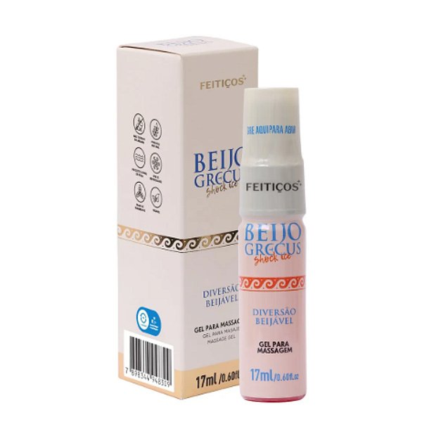 Gel Excitante Anal - Beijo Grecus Shock Ice - Eletrizante - 17ml - Feitiços