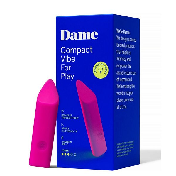 Vibrador Compacto, Discreto e Superpoderoso - Recarregável - Zig - Dame
