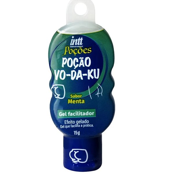VO-DA-KU - Gel Lubrificante Facilitador Para Sexo Anal Com Efeito Gelado 15g INTT