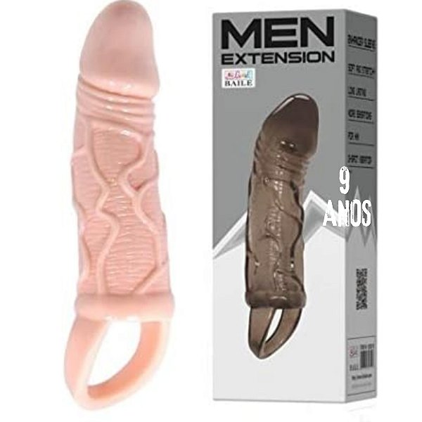 Capa Peniana com Anel Escrotal, Veias e Glande Saliente - MEN EXTENSION - CA015 / 1114