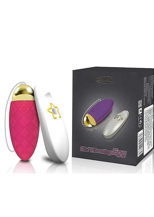 Cápsula Vibratória Texturizada Wireless 10 Vibrações - MAN NUO DINI VIBRATING EGG -