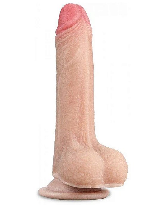 Prótese HIPER Realística 18cm c/ Camada de Dupla Intensidade (PELE) - LOVETOY SLIDING-SKIN DUAL - PE083