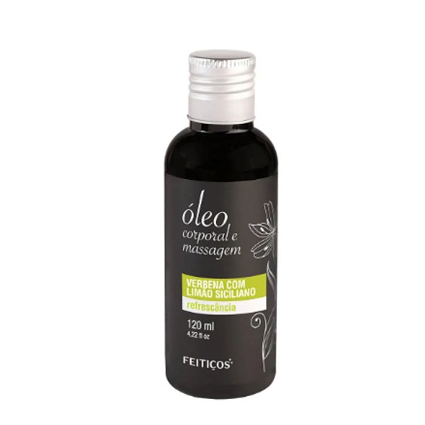 Óleo Aromático para Massagem - Verbena com Limão Siciliano - 120 ml - Feitiços