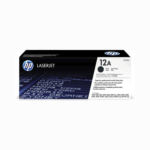 Toner HP Q2612AB Q2612A 12A 1010 1020 1022 3015 3050 3052 M1319 M1005 Original 2k