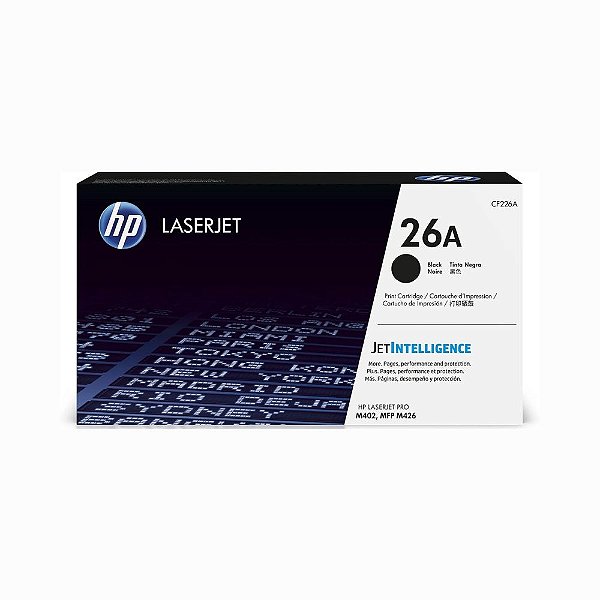Toner HP CF226A CF226 26A CF226AB M426DW M426FDW M402N M402DN M402DNE Original 3.1k