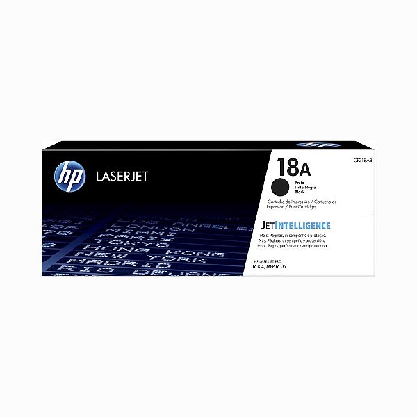 Toner HP CF218A 18A M132NW M132FN M132FW M132A M132SNW M132FP Original 1.4k