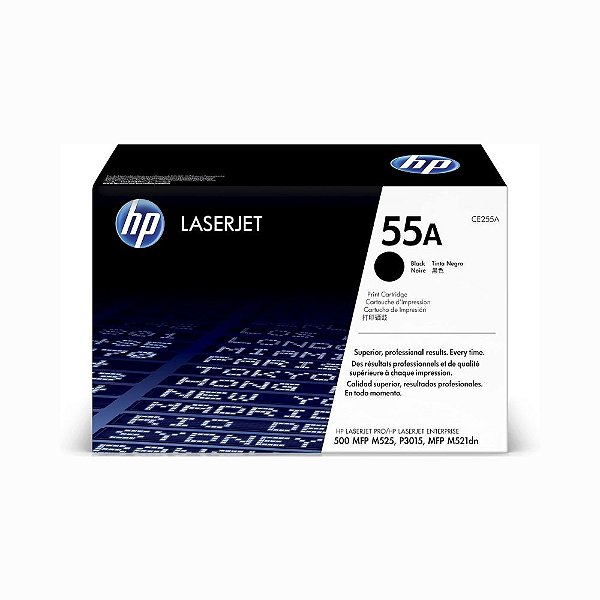 Toner HP CE255A 55A P3015 P3015DN P3016 Enterprise 500 M525F Original