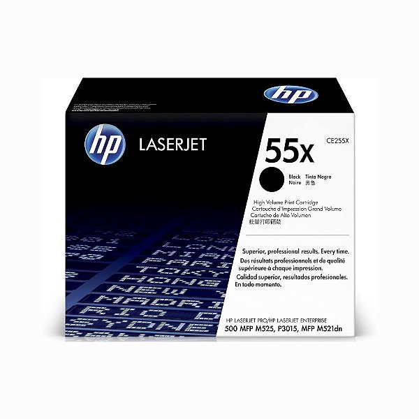 Toner HP CE255X 255X 55X P3015DN M521DN M525DN M525F M525C Original 12.5K