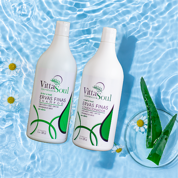 Kit Shampoo e Condicionador Ervas Finas 1 L