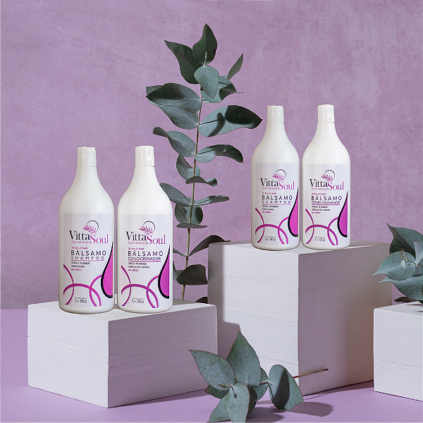 Kit Shampoo e Condicionador Bálsamo 1L
