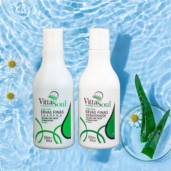 Kit Shampoo e Condicionador Ervas Finas 300ml